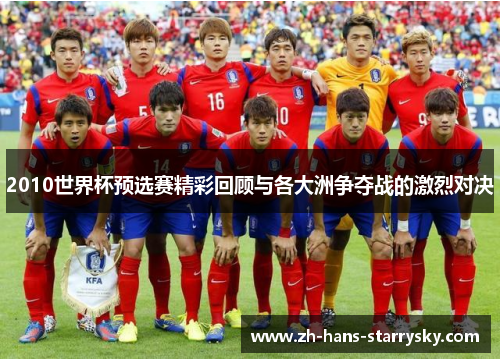 2010世界杯预选赛精彩回顾与各大洲争夺战的激烈对决